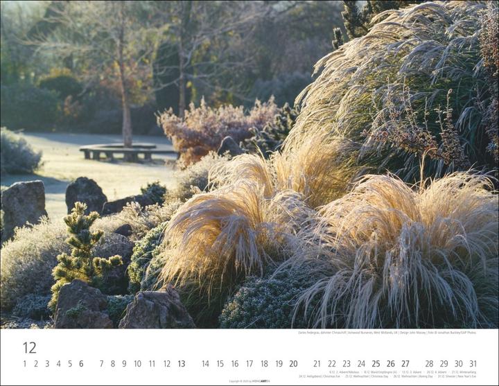 Image du produit Gräser Kalender 2026 (44 x 34 cm, Couverture rigide, Allemand)