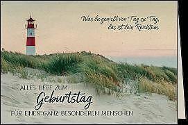 Produktbild Edition Gollong Doppelkarte. Let's go green. Zum Geburtstag (Leuchtturm)
