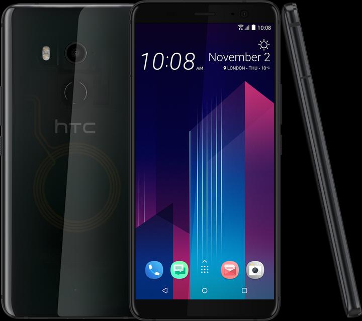 Actual product image HTC U11+ (128 GB, Translucent Black, 6", Hybrid Dual SIM, 12 Mpx, 4G)