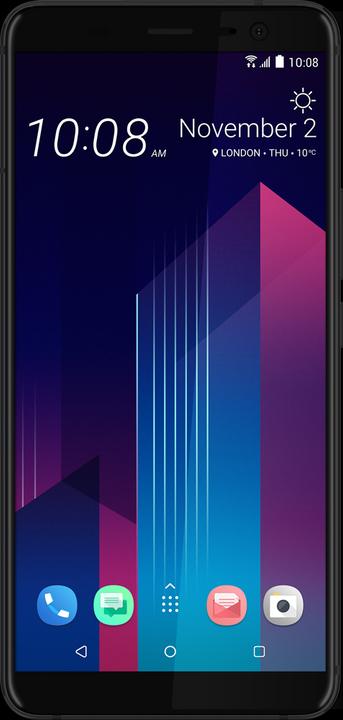 Actual product image HTC U11+ (128 GB, Translucent Black, 6", Hybrid Dual SIM, 12 Mpx, 4G)