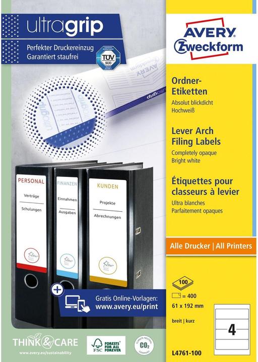 Produktbild Avery Ordner-Etiketten