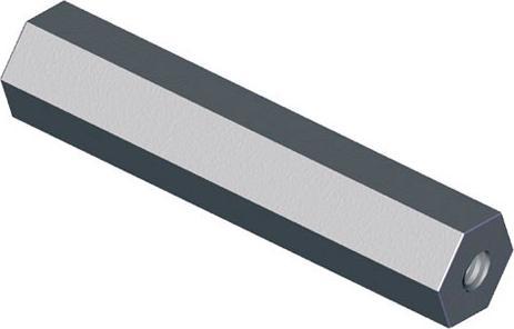 Actual product image Alutronic Distance Bolts M3" 12.00 mm length AFST.B DI 650 12 BI/BI M3X12