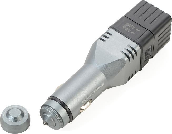 Actual product image Troika ECO CAR BENDING LIGHT Flashlight bending lamp for the car, titanium colour (11.10 cm)