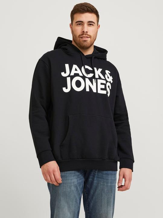 Immagine prodotto Jack & Jones Felpa con cappuccio Basic Logo Plus Size (XL, 3XL)