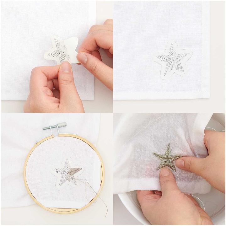 Produktbild Rico Design Stick and Stitch Packung Sterne.100195