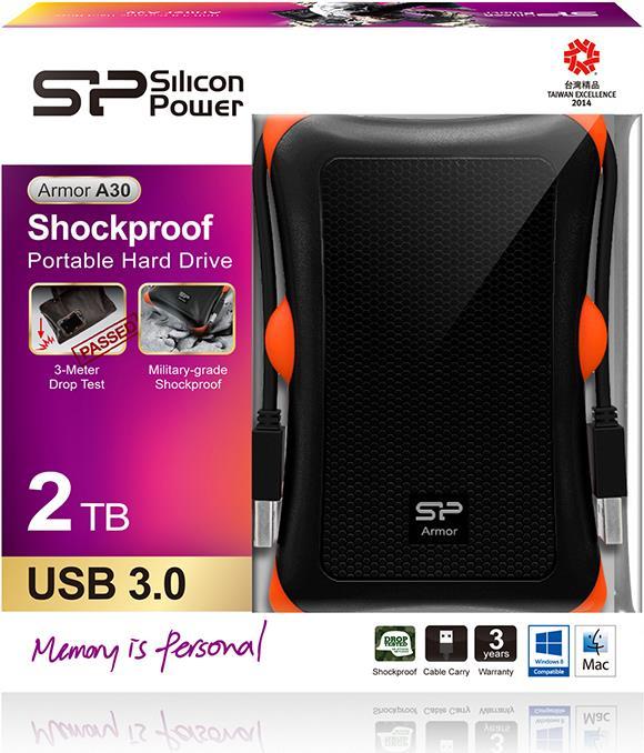 Actual product image Silicon Power Armor USB 3.1 Gen1 (2 TB)