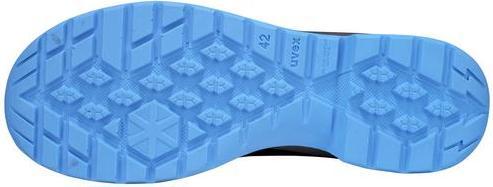 Actual product image Uvex Safety 2 trend low shoes S2 69398 blue, black width 11 size 52 (S2, 52)