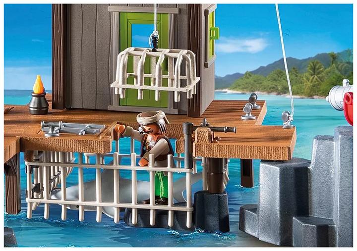 Image du produit Playmobil Port pirate avec prison pour corsaires (71792, Playmobil Pirates)