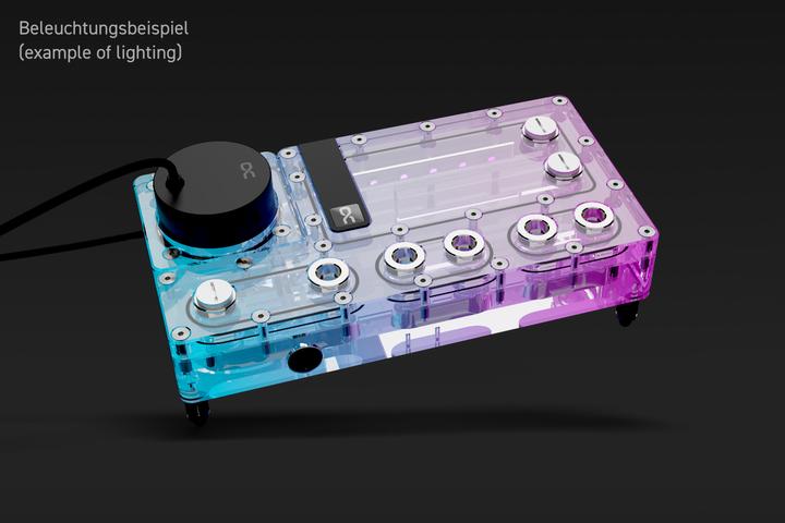 Image du produit Alphacool Core Distro Plate 240 Droite avec pompe VPP
