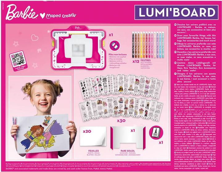 Actual product image Magni Light table LUMI'BOARD Barbie