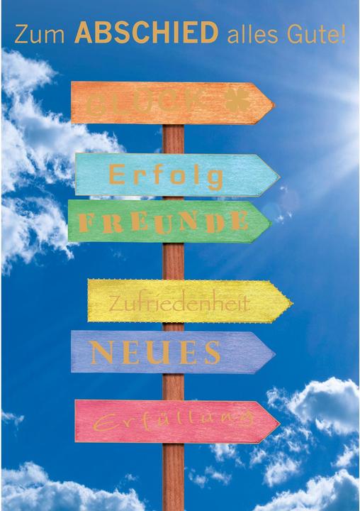 ABC Carte d'adieu (1 pcs)