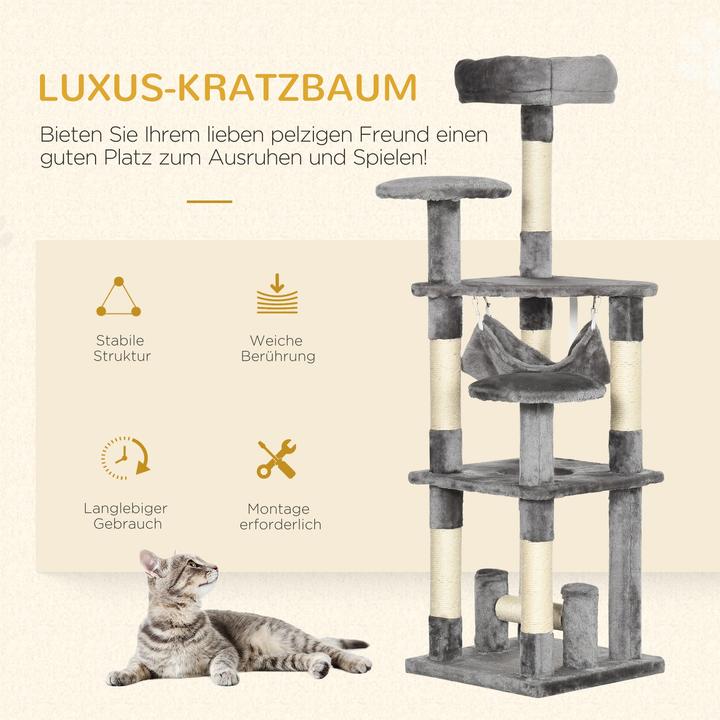 Produktbild Jamb Katzenbaum (132 cm, Grau)
