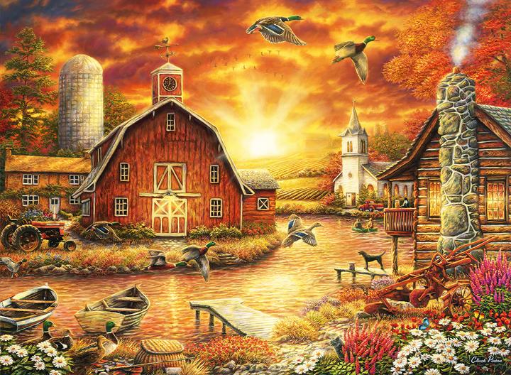 Actual product image Teka Puzzle 3000 pieces Chuck Pinson - Honey Drip Farm (3000 pieces)
