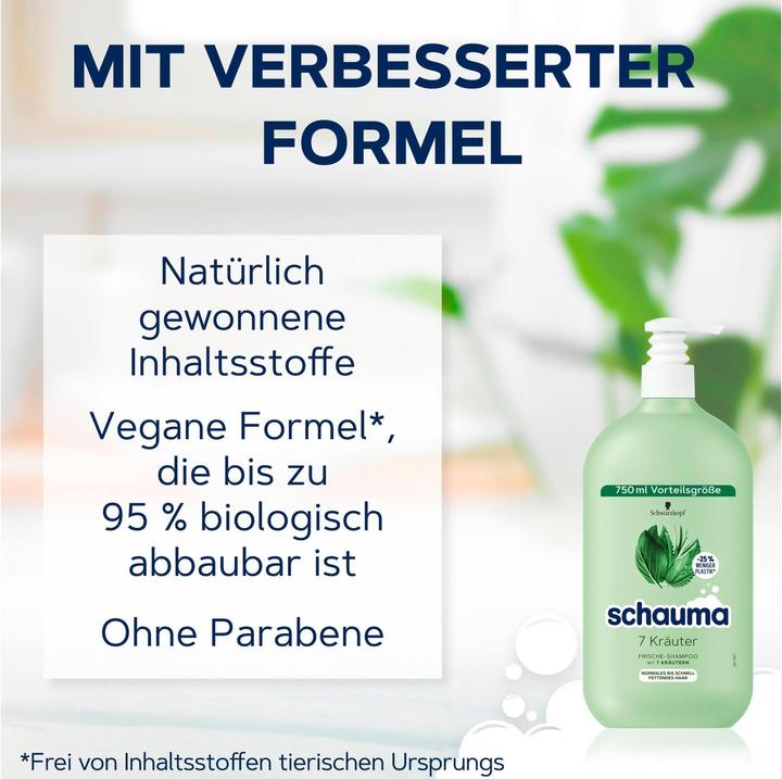 Produktbild Schauma 7 Kräuter (750 ml, Flüssiges Shampoo)