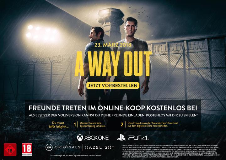 Actual product image EA Games A Way Out (PS4, DE)