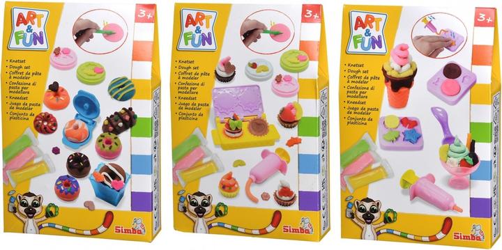 Produktbild Simba A&F kleines Knetset, 3-sort.