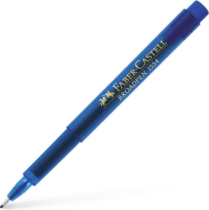 Actual product image Faber-Castell Broadpen 1554 (Blue, 1 x)
