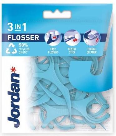 Actual product image Jordan Flosser 3in1 threadwindows 50pcs.
