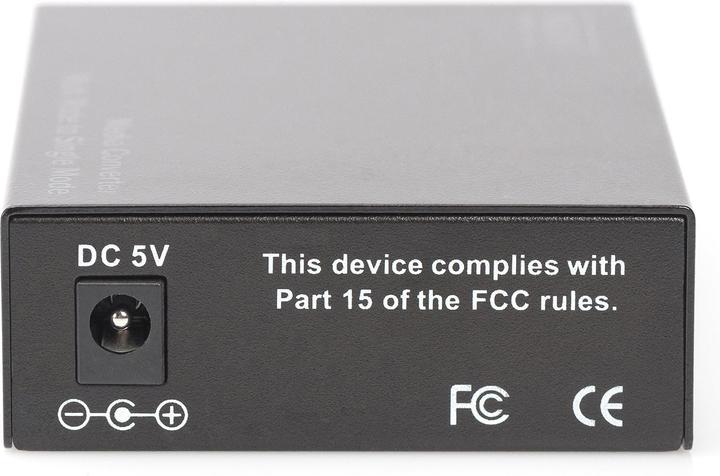 Actual product image Digitus Fast Ethernet Multimode to Singlemode Media Converter SC to SC Wavelength 1310nm