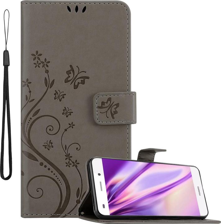 Image du produit Cadorabo Couverture du livre de fleurs (Huawei P8 Lite)