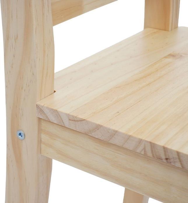 Produktbild Mendler Esszimmer-Set, Sitzgruppe Esszimmergruppe, Massiv-Holz Landhaus 110cm - Kiefer lasiert