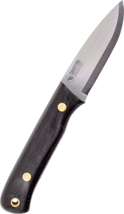 Casström Woodsman Bog Oak Bushcraftmesser mit Feuerstahl (8.80 cm)