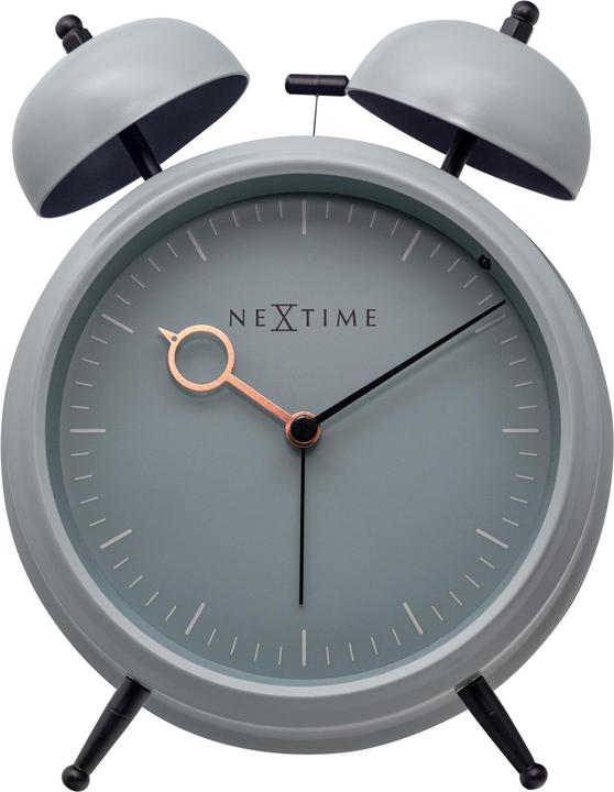 Actual product image Nextime Classic Alarm Clock Golden Hour Blue Grey