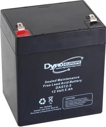 Dyno EUROPE BLEIAKKU - 12 V - 5 Ah - 90 x 70 x 107 mm (12 V, 5 Ah)