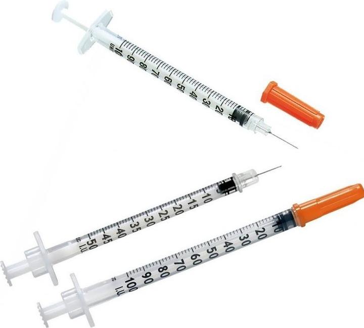 Produktbild BD + U100 Insulin Spritzen 12.7 x 0.33 mm (Insulinspritze)