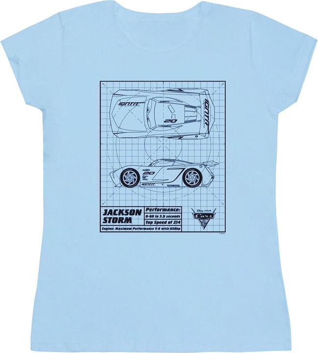 Disney Cars Jackson Storm Blueprint TShirt (XL)