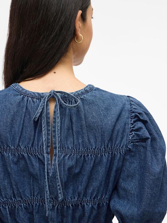 Produktbild Vila VIHEIDI Denim Oberteil mit kurzen Ärmeln (36)