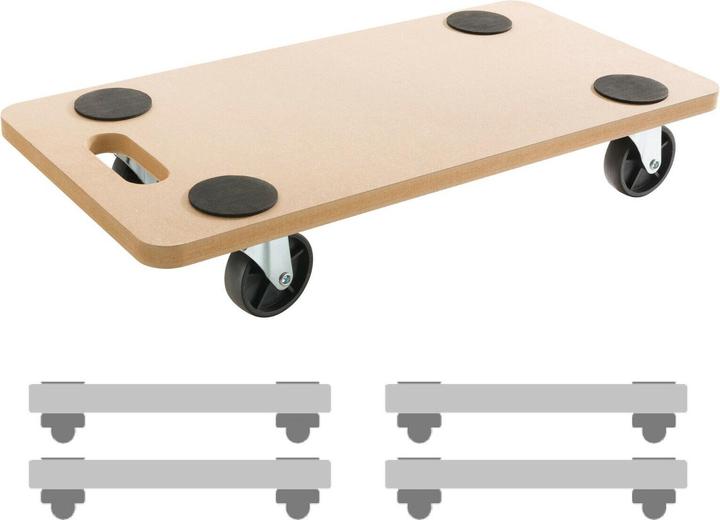 Arebos Rollbrett x4 (200 kg)