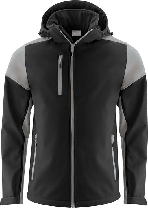 Immagine prodotto Sharp Printer Prime Softshell Jacket Uomo Nero/Grigio Acciaio - Taglia XXXL (3XL)