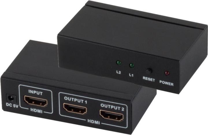 Produktbild Shiverpeaks S/CONN maximum connectivity HDMI-Verteiler, 1 x IN 2 x OUT mit Netzteil, 4K2K, 3D, VER1.4
