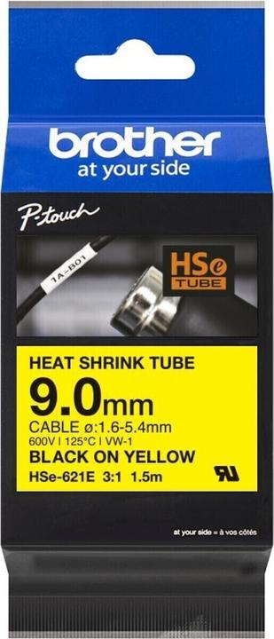 Produktbild Brother Heat-Shrink-Tube schwarz/gelb (0.90 cm, Gelb)
