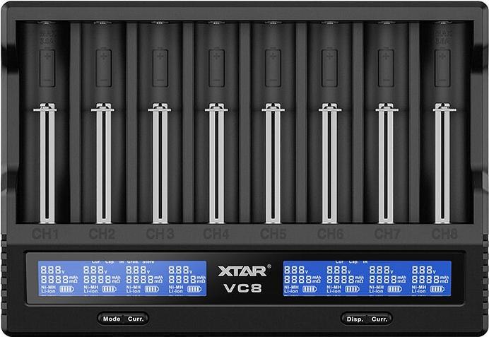 Xtar VC8 Charger (1 pcs., Rechargeable battery)