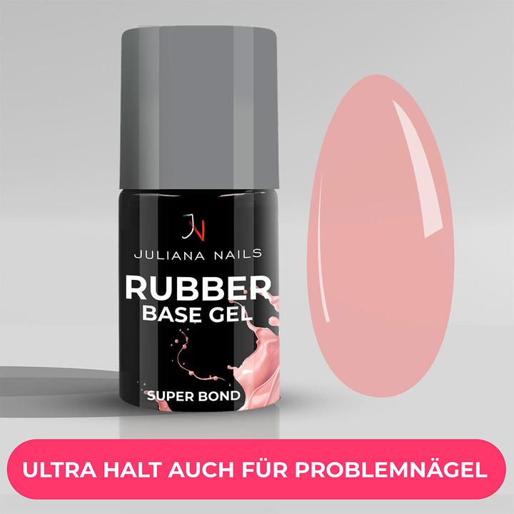 Actual product image Juliana Nails Gel Lacquer - Rubber Base Gel - Nude (Nude, UV gel varnish)