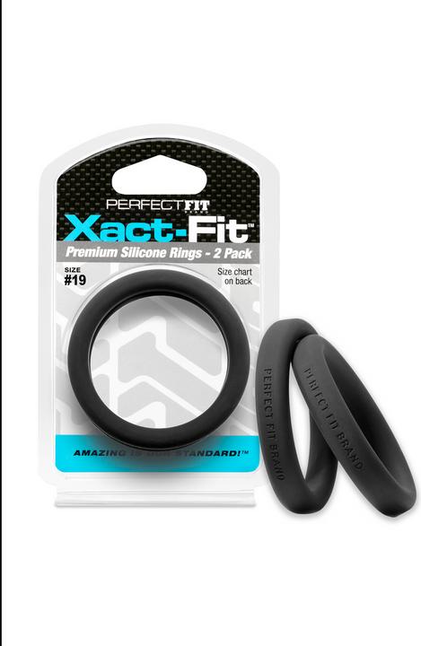Produktbild PerfectFitBrand #19 Xact-Fit Cockring 2-Pack (4.80 cm)