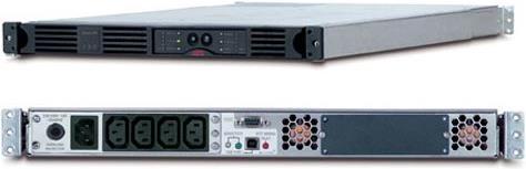 Actual product image APC SUA1000RMI1U, Smart-UPS RM 1U 1000VA 230V, 640W (1000 VA, 640 W, Line-interactive UPS)