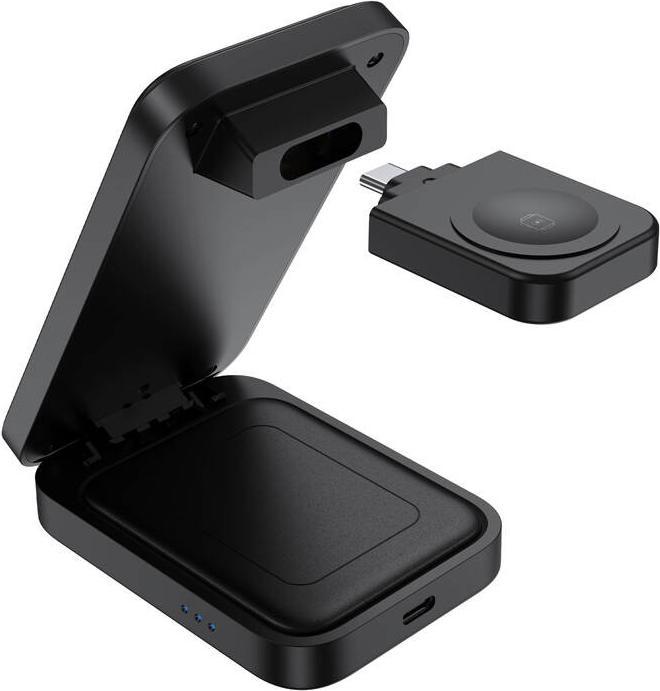 Actual product image Choetech Magnetic Charger 3in1 T611-F 15W for iPhone series 12/13/14/15 (15 W)
