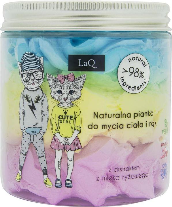 LaQ Natural body wash piano about the cover of balloon gum made of ecstrakt from rice milk - 250ML (250 ml)