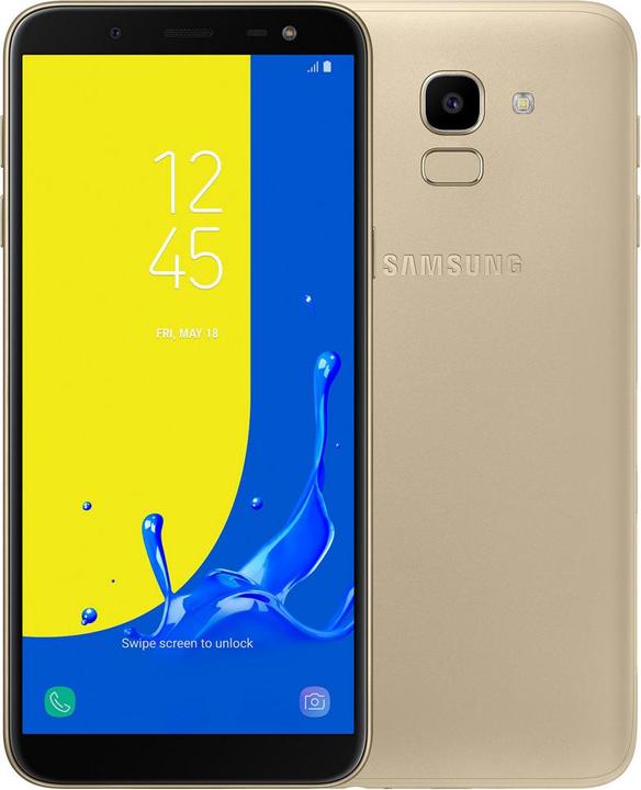 Produktbild Samsung Galaxy J6 EU (32 GB, Gold, 5.60", Dual SIM + SD, 4G)