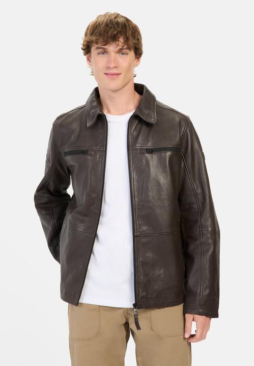 Immagine prodotto Camel Active Leder Blouson mit Hemdkragen (50)