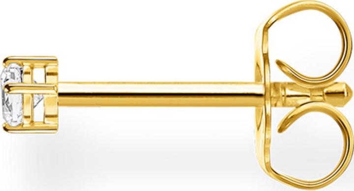 Produktbild Thomas Sabo Ohrstecker (Einzelstück) (925er Silber, 750 Gelbgold Vergoldung)