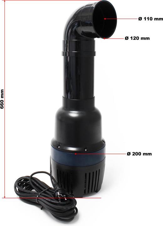 Actual product image SunSun CEF-30000 High Performance Large Flow Pond Pump 30000l/h 200W