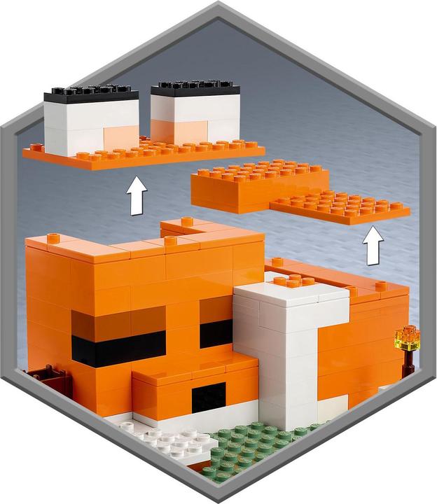 Actual product image LEGO The Fox Lodge (21178, LEGO Minecraft)