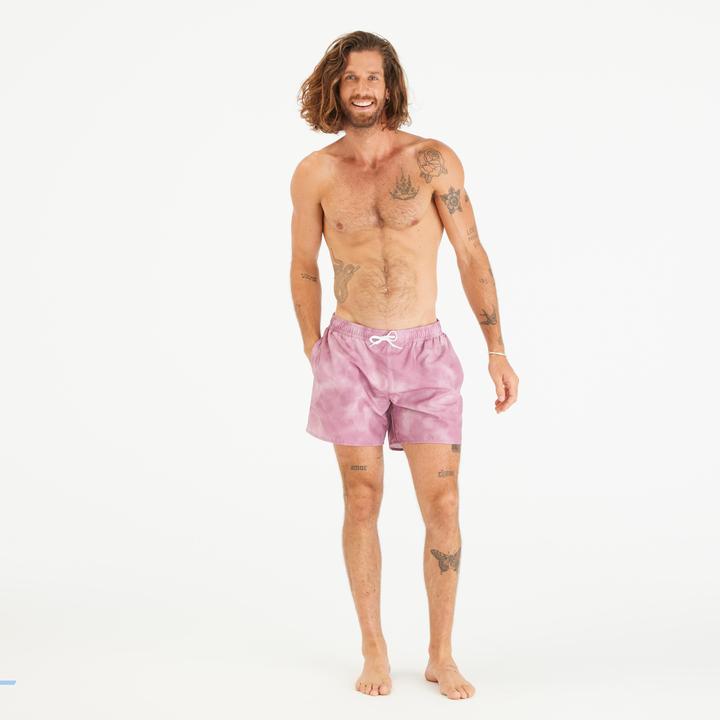 Actual product image Olaian Men's Swim Shorts Surf 100 15" Short - Cloud Violet grey (XXL)