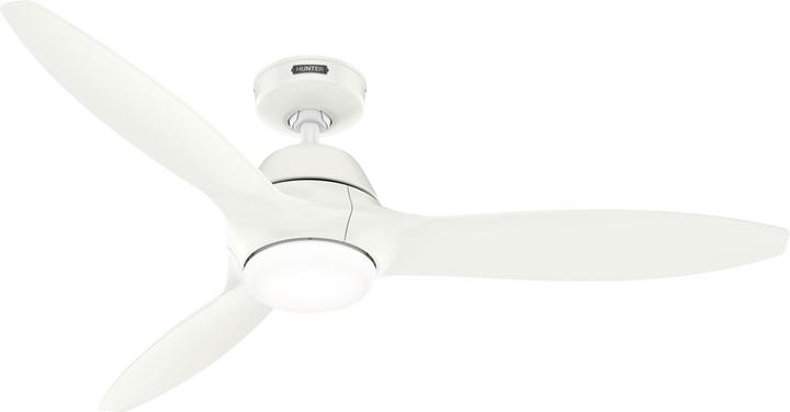 Produktbild Hunter Fans DC Deckenventilator Calabasas Weiss mit LED (40 dB)