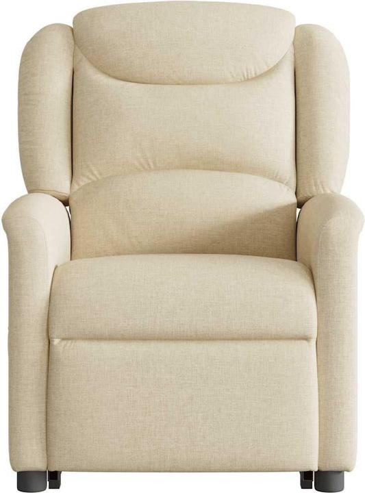 Immagine prodotto VidaXL Poltrona massaggiante con ausilio stand-up in tessuto crema