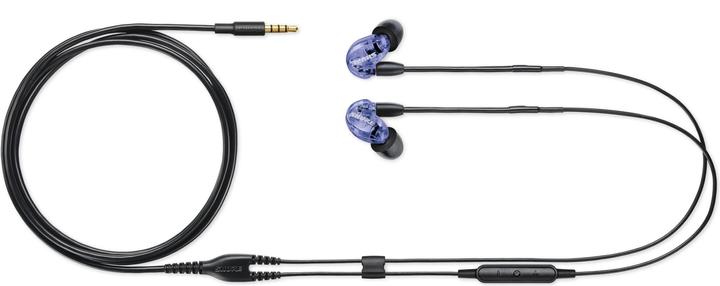 Actual product image Shure SE215 Special Edition Uni In-Ear Headphones - Purple (No noise cancelling, Cable)